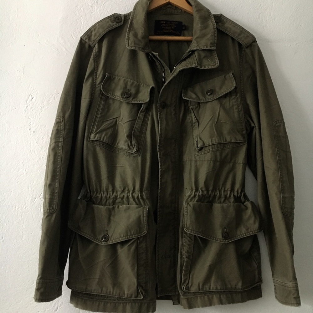 J.CREW Military Field Utility Jacket Distressed